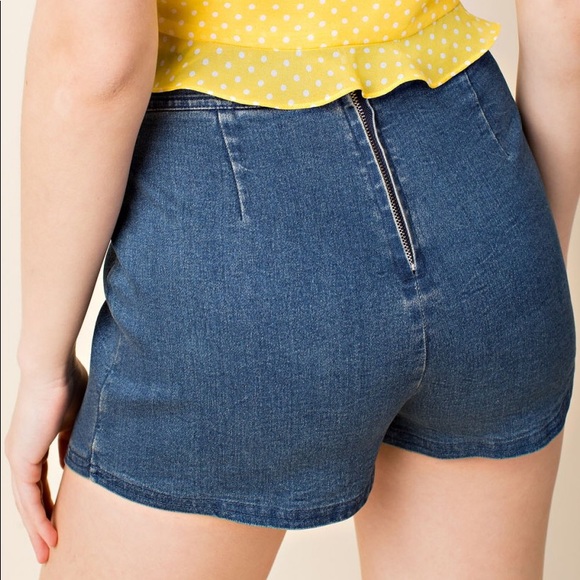 Denim Skort - Picture 4 of 5